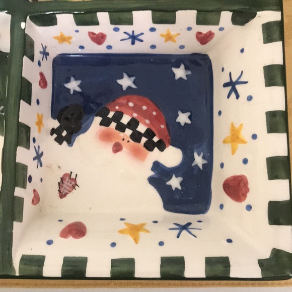 Vintage JC Penney Home Collection Divided Platter for Candies, Nuts, Deserts. - Picture 5 of 10